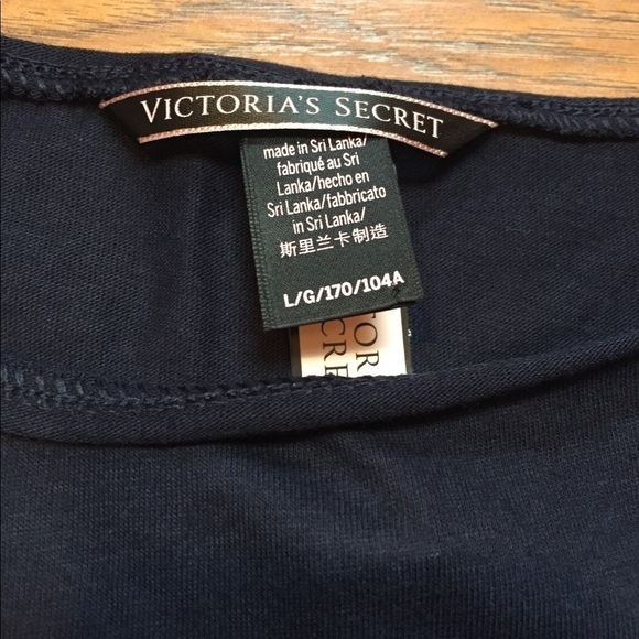 NWT Victorias Secret Large Glitter Graphic Short Sleeve Tee Ruffles - Picture 6 of 7